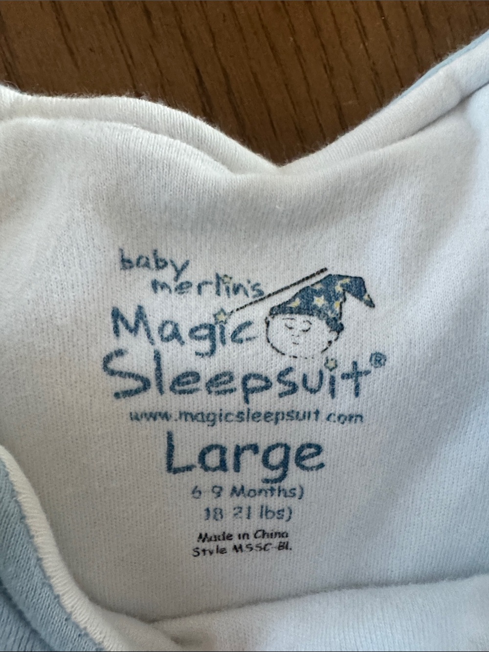Baby Merlin’s Magic Sleepsuit - Picture 2 of 3